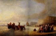 Delacroix Auguste Depart pour la peche oil painting picture wholesale